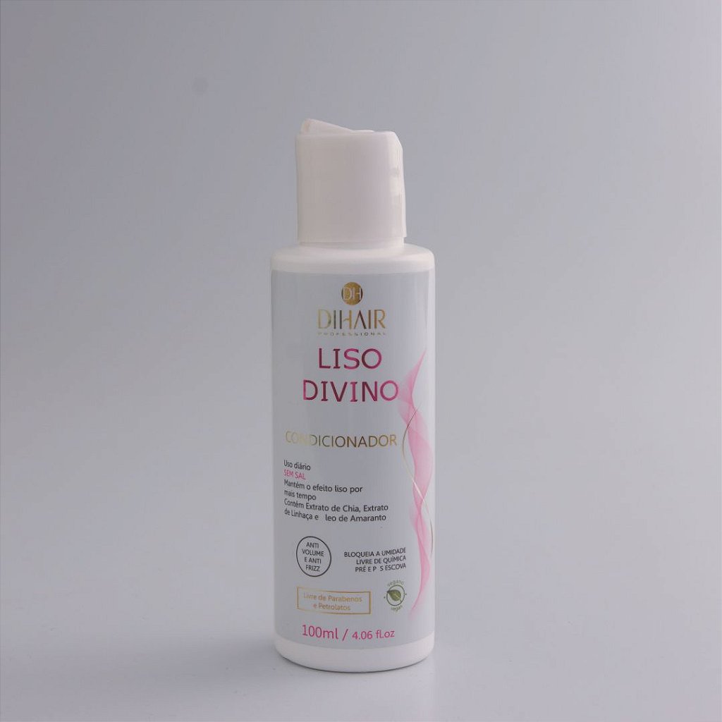 68-v98sq81uk9 Condicionador Liso Divino 100ml - DIHAIR - Imagem 1