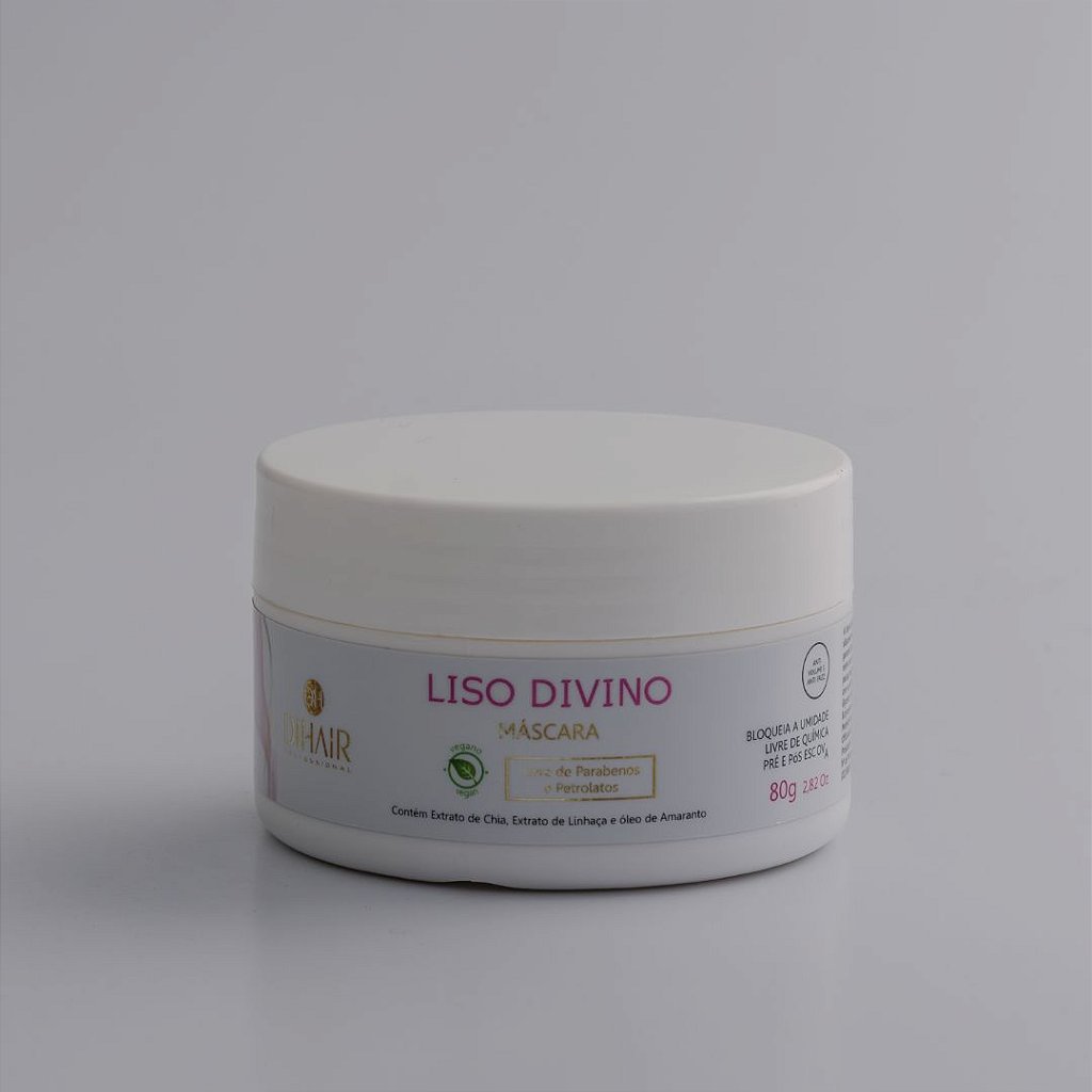 70-x22gdn8u3n Máscara Liso Divino 80g - DIHAIR - Imagem 1