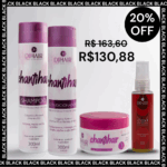 Kit Chantihair: Shampoo, Condicionador, Máscara 250g e Óleo de Argan 60ml - DIHAIR