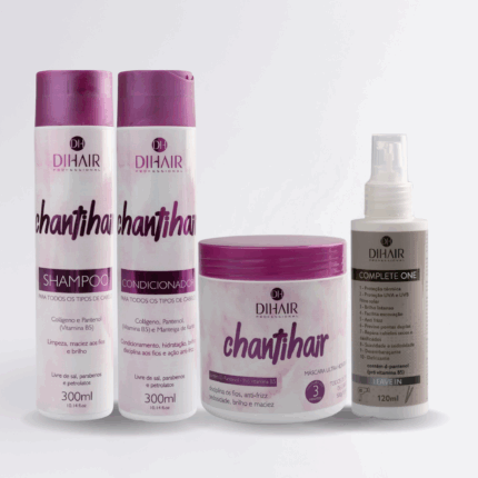 Kit ChantiHair: Shampoo, condicionador, máscara 500g + Complete One 120ml