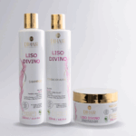 Kit Liso Divino Shampoo 300ml, Condicionador 300ml e Máscara 250g - DIHAIR