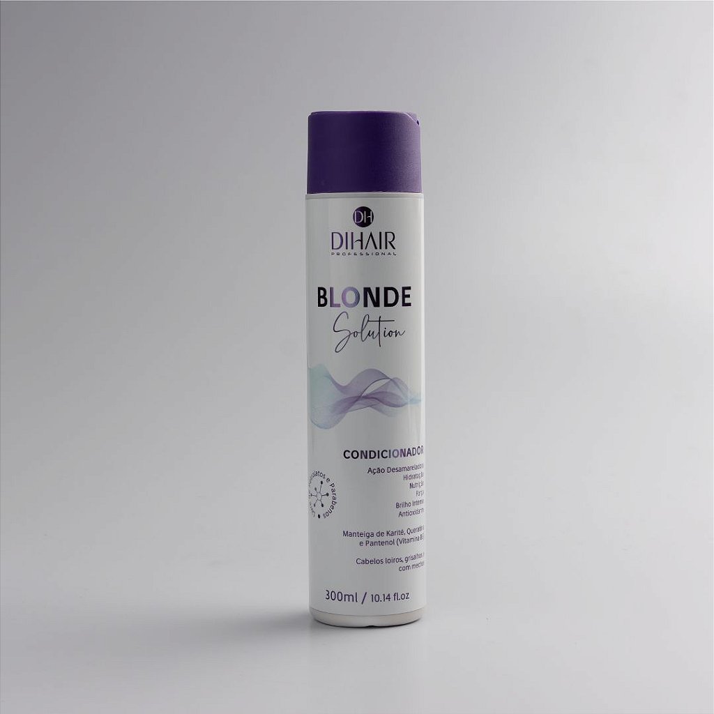 design-sem-nome-28-60mw7133jy Condicionador Blonde Solution 300ml - DIHAIR - Imagem 1